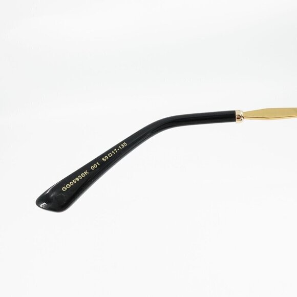 Gucci GG0593 Sunglasses Black Gray OS - Picture 9 of 16
